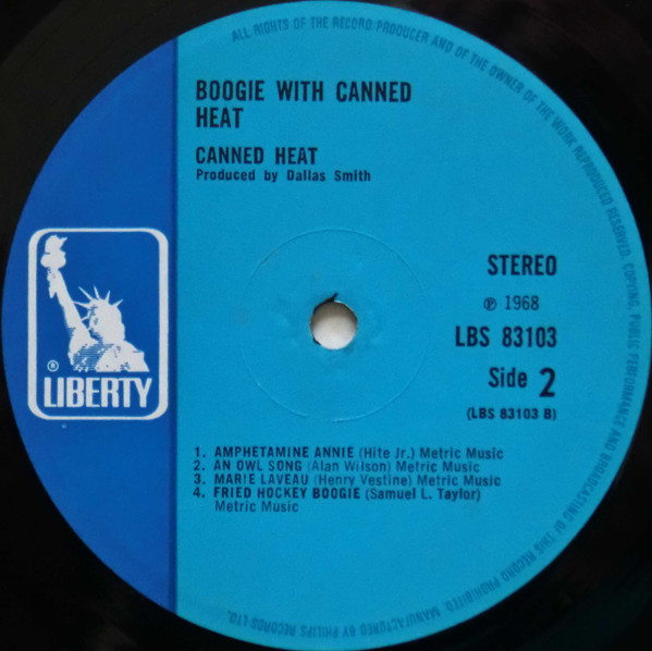 Canned Heat - Boogie With Canned Heat | Liberty (LBS 83103) - 4 Canned Heat - Boogie With Canned Heat | Liberty (LBS 83103) - 4