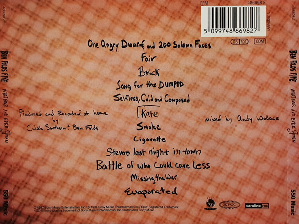 Ben Folds Five - Whatever And Ever Amen | 550 Music (FFM 486698 2) - 2