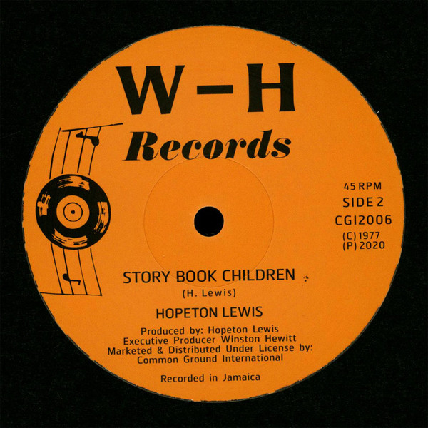 Hopeton Lewis - Think Positive / Story Book Children | W-H Records (CGI12006) - 2 Hopeton Lewis - Think Positive / Story Book Children | W-H Records (CGI12006) - 2