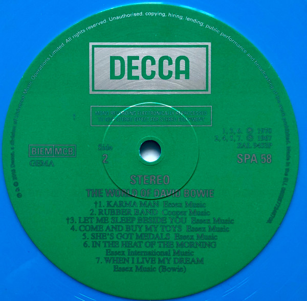 David Bowie - The World Of David Bowie | Decca (0602577246708) - 4 David Bowie - The World Of David Bowie | Decca (0602577246708) - 4
