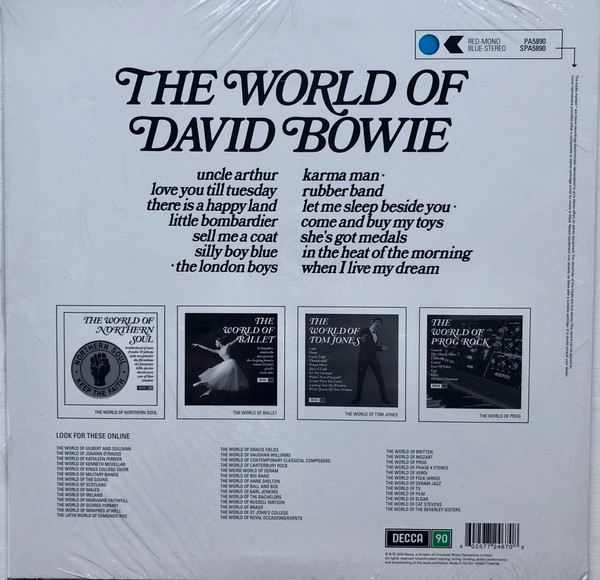 David Bowie - The World Of David Bowie | Decca (0602577246708) - 2 David Bowie - The World Of David Bowie | Decca (0602577246708) - 2