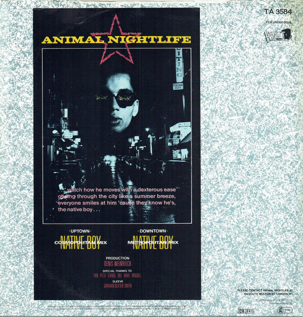 Animal Nightlife - Native Boy | Innervision Records (TA 3584)