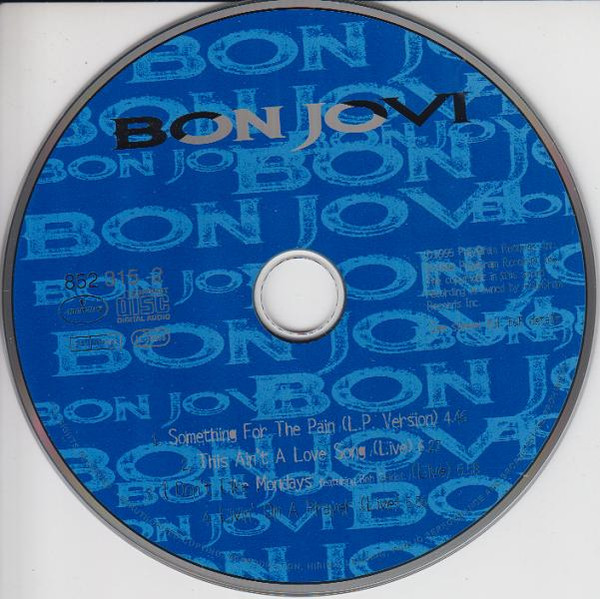 Bon Jovi - Something For The Pain | Mercury (852 315-2) - 3