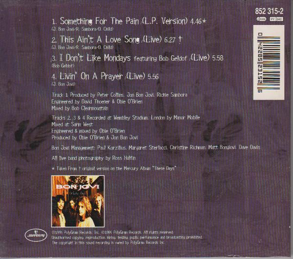 Bon Jovi - Something For The Pain | Mercury (852 315-2) - 2