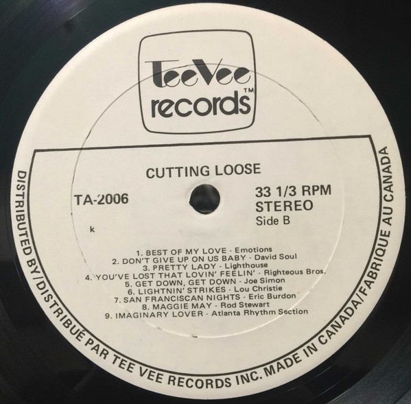 Various - Cutting Loose | Tee Vee Records (TA2006) - 4