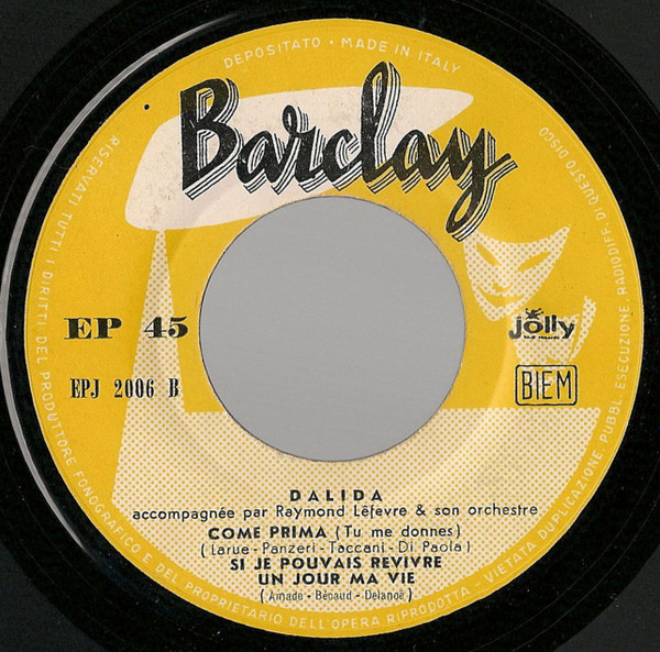 Dalida - Dalida | Jolly Hi-Fi Records (EPJ 2006) - 3