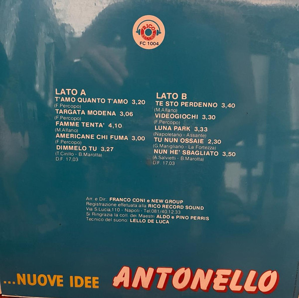 Antonello - ...Nuove Idee | Rico Record Sound (FC 1004) - 2 Antonello - ...Nuove Idee | Rico Record Sound (FC 1004) - 2