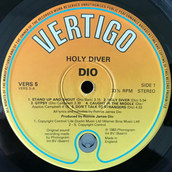 Dio - Holy Diver | Vertigo (VERS 5) - 3 Dio - Holy Diver | Vertigo (VERS 5) - 3