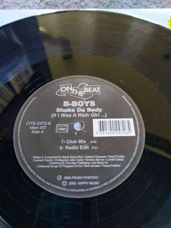 B-Boys - Shake Da Body (I If I Was A Rich Girl) | On The Beat (OTB 2476-6)