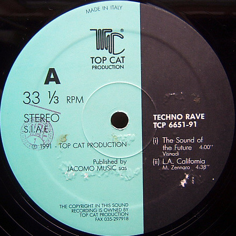 Various - Techno Rave EP | Top Cat Production (TCP 6651-91) - 3 Various - Techno Rave EP | Top Cat Production (TCP 6651-91) - 3