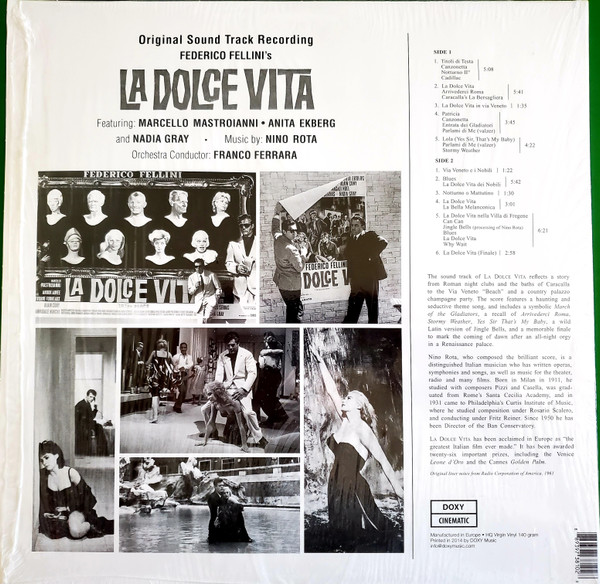 Nino Rota - La Dolce Vita | Doxy Cinematic (DOC102) - 2 Nino Rota - La Dolce Vita | Doxy Cinematic (DOC102) - 2