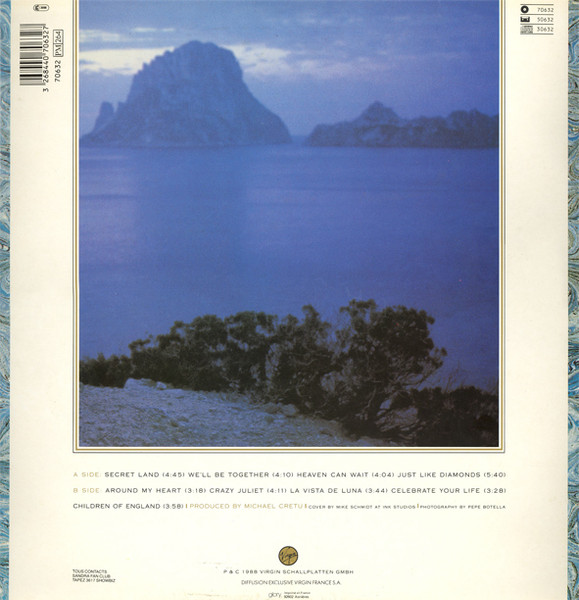 Sandra - Into A Secret Land | Virgin (70632) - 2 Sandra - Into A Secret Land | Virgin (70632) - 2
