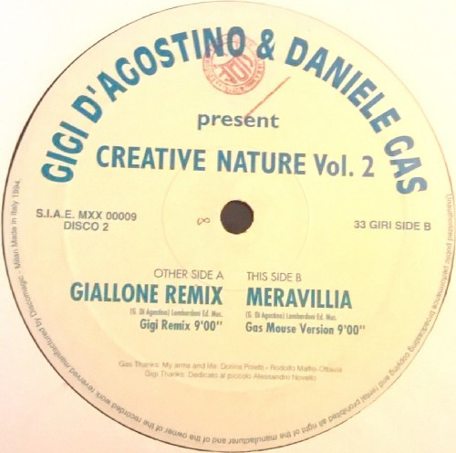 Gigi D'Agostino & Daniele Gas - Creative Nature Vol. 2 | Metrotraxx (MXX 00009) - 2 Gigi D'Agostino & Daniele Gas - Creative Nature Vol. 2 | Metrotraxx (MXX 00009) - 2