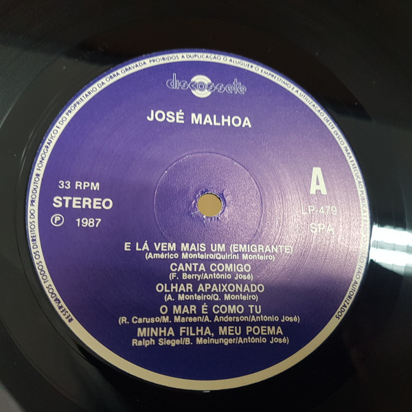 José Malhoa - 24 Rosas | Discossete (LP-479) - 3