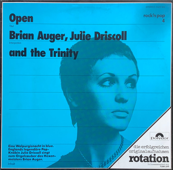 Julie Driscoll, Brian Auger & The Trinity - Open | Polydor (2428 304)