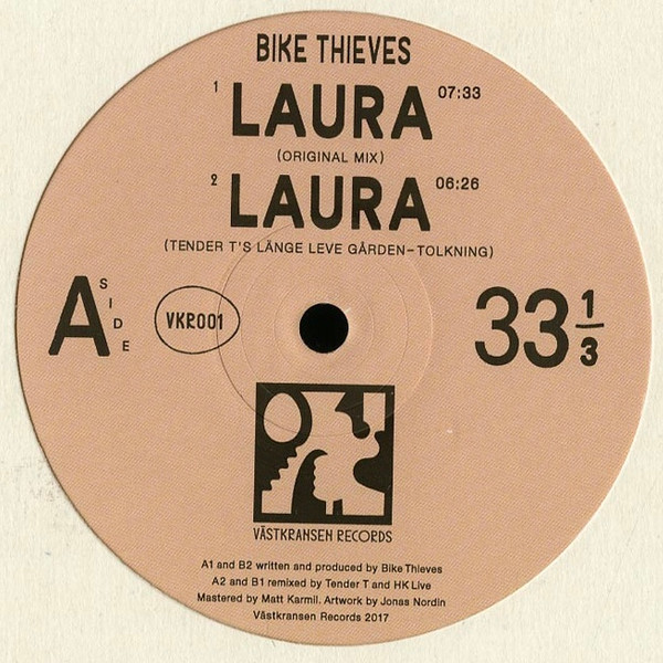 Bike Thieves - Laura EP | Västkransen Records (VKR001) - main Bike Thieves - Laura EP | Västkransen Records (VKR001) - main