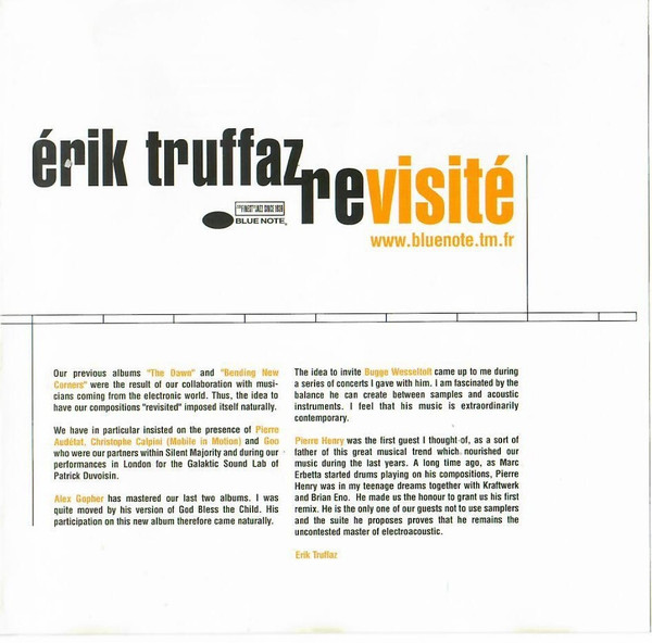 Erik Truffaz with Marcello Giuliani , Patrick Muller - Revisité | Blue Note (532612 2) - 2