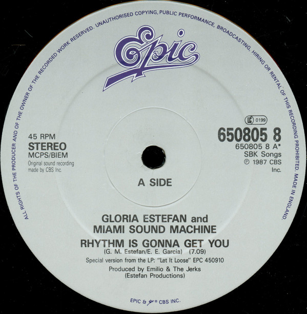 Miami Sound Machine - Rhythm Is Gonna Get You | Epic (650805 8) - 2