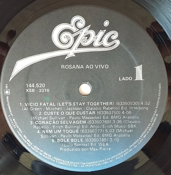 Rosana - Rosana Ao Vivo: Vício Fatal | Epic (144520) - 3
