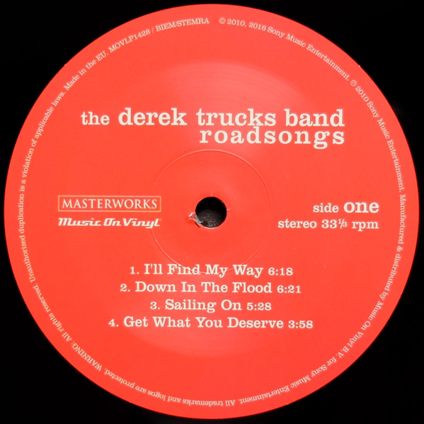 The Derek Trucks Band - Roadsongs | Music On Vinyl (MOVLP1428) - 4