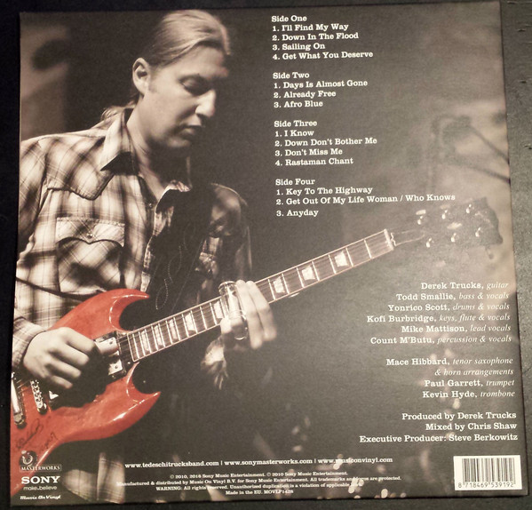 The Derek Trucks Band - Roadsongs | Music On Vinyl (MOVLP1428) - 3