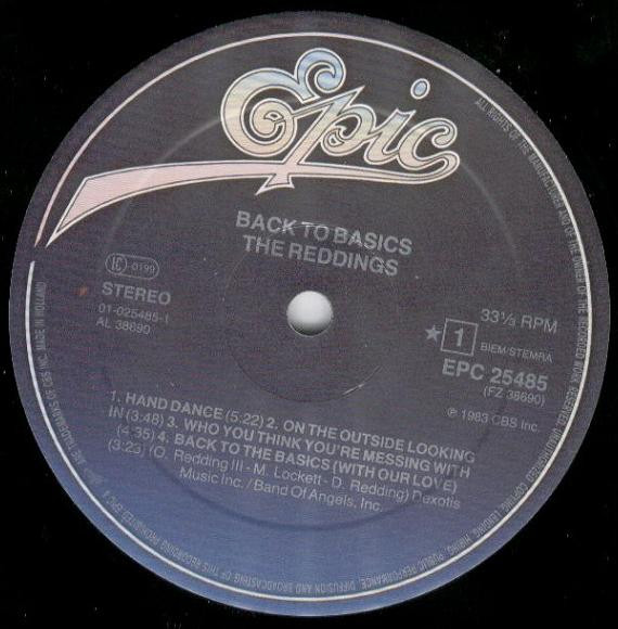 The Reddings - Back To Basics | Epic (EPC 25485) - 2