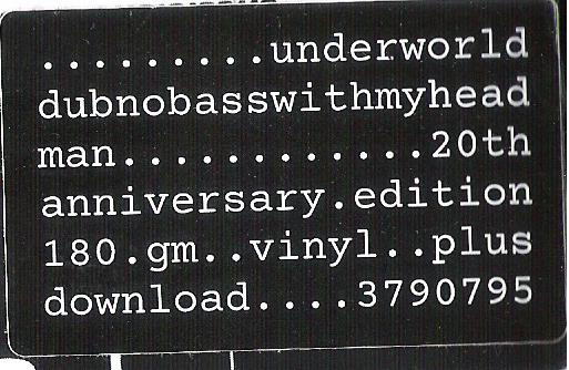 Underworld - Dubnobasswithmyheadman | Universal UMC (3790795) - 3