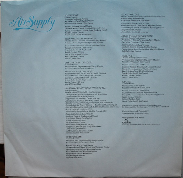 Air Supply - Greatest Hits | Arista (205 545) - 4