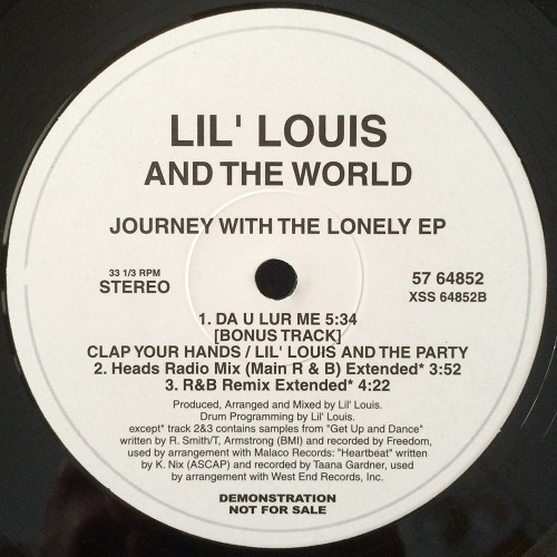 Lil' Louis & The World / Lil' Louis & The Party - Journey With The Lonely EP | Epic (57 64852) - 2