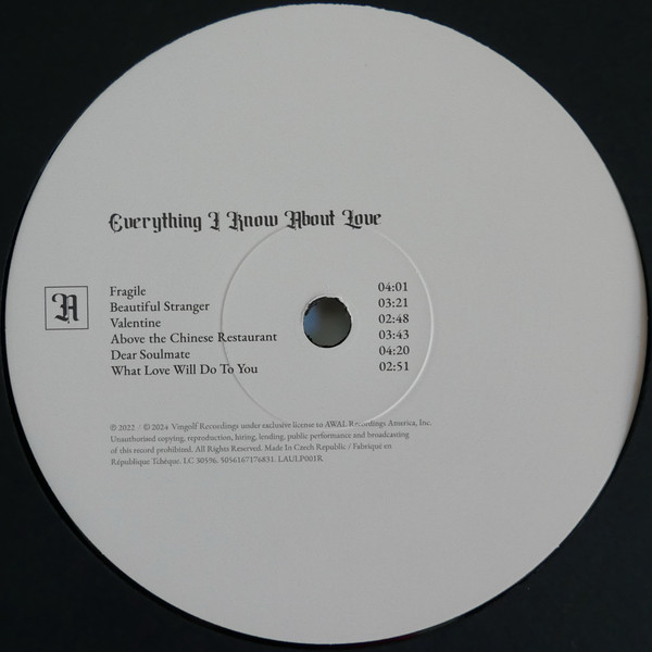 Laufey - Everything I Know About Love | Awal Recordings America, Inc. (LAULP001R) - 3 Laufey - Everything I Know About Love | Awal Recordings America, Inc. (LAULP001R) - 3