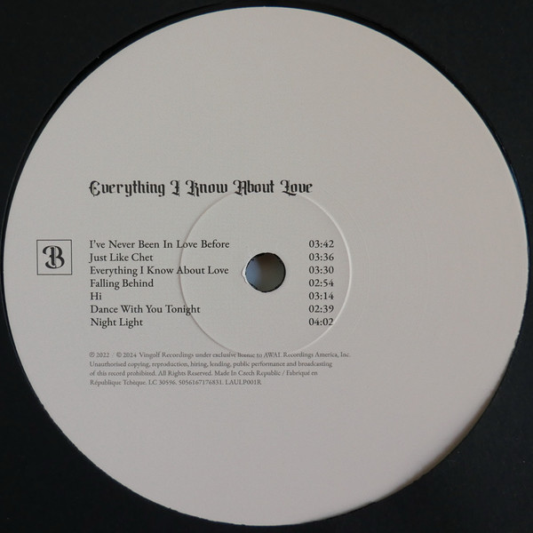 Laufey - Everything I Know About Love | Awal Recordings America, Inc. (LAULP001R) - 4 Laufey - Everything I Know About Love | Awal Recordings America, Inc. (LAULP001R) - 4