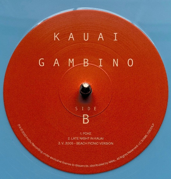 Childish Gambino With Jaden Smith - Kauai | mcDJ Records (CG001LP) - 2