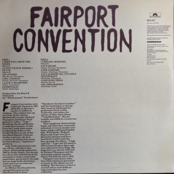 Fairport Convention - Fairport Convention | Polydor (2384 047) - 2