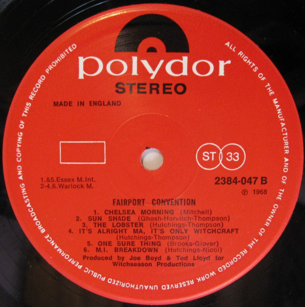 Fairport Convention - Fairport Convention | Polydor (2384 047) - 4