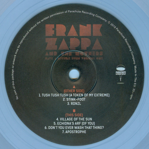 Frank Zappa And The Mothers - Have A Little Tush Volume One | Parachute Recording Company (PARA252LP) - 4