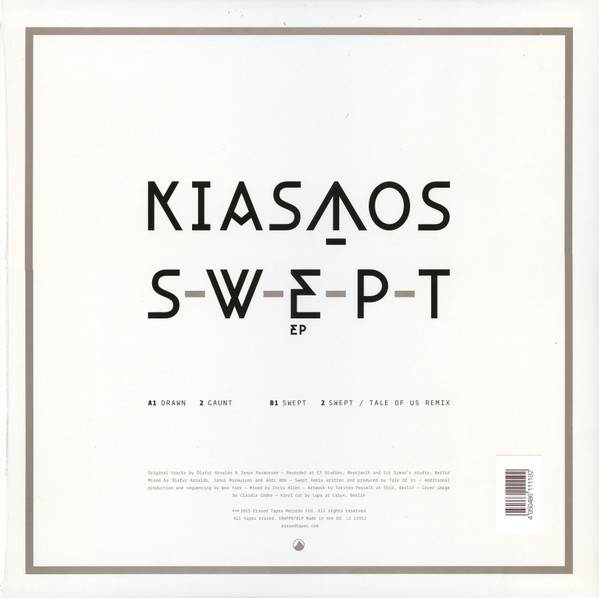 Kiasmos - Swept EP | Erased Tapes Records (ERATP078LP) - 2