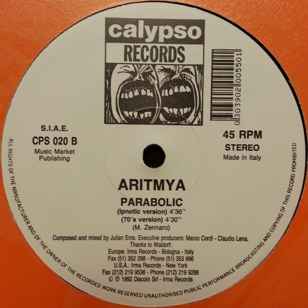 Aritmya - Parabolic | Calypso Records (CPS 020) - 3 Aritmya - Parabolic | Calypso Records (CPS 020) - 3