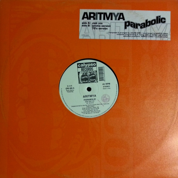 Aritmya - Parabolic | Calypso Records (CPS 020)