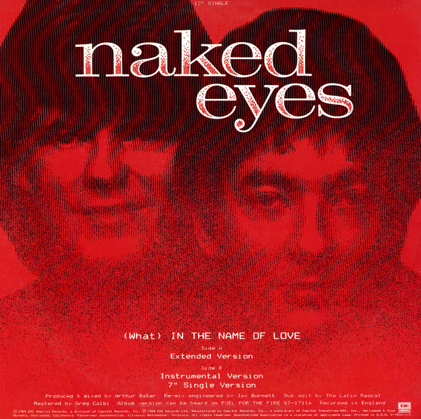 Naked Eyes - (What) In The Name Of Love | EMI America (V-7832) - 2 Naked Eyes - (What) In The Name Of Love | EMI America (V-7832) - 2