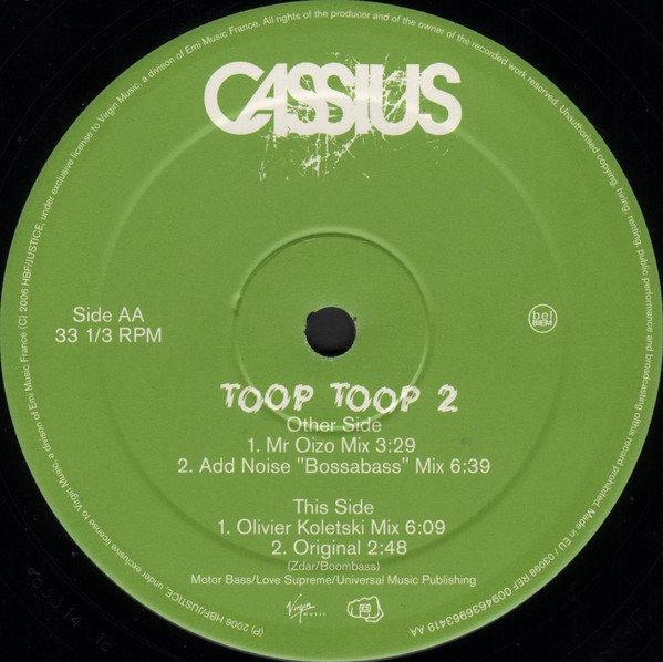 Cassius - Toop Toop 2 | Virgin (094636963419) - 3