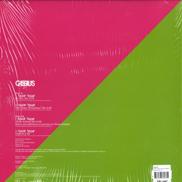 Cassius - Toop Toop 2 | Virgin (094636963419) - 2