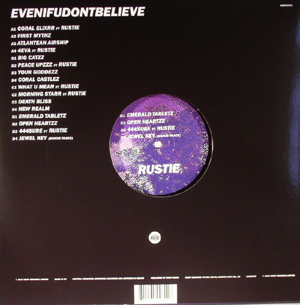 Rustie - EVENIFUDONTBELIEVE | Warp Records (WARPLP271) - 2