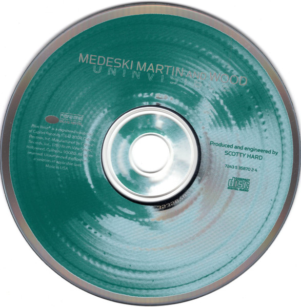 Medeski Martin & Wood - Uninvisible | Blue Note (7243 5 35870 2 4) - 3 Medeski Martin & Wood - Uninvisible | Blue Note (7243 5 35870 2 4) - 3