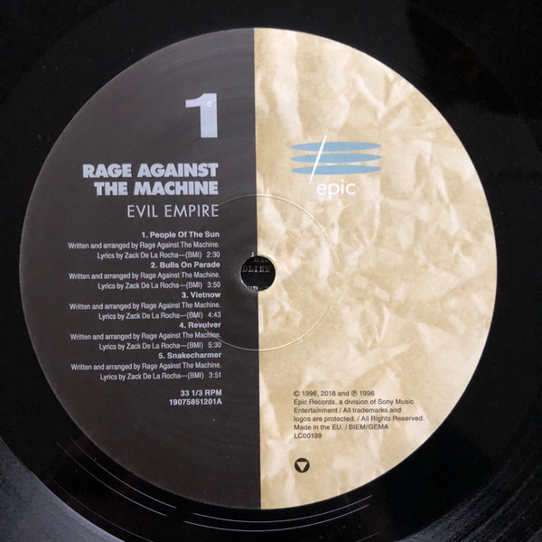 Rage Against The Machine - Evil Empire | Epic (19075851201) - 2