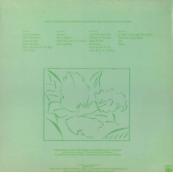 Stevie Wonder - Journey Through The Secret Life Of Plants [Vinyl] | Tamla (T13-371-N2) - 2