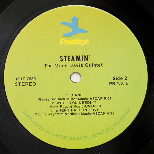 The Miles Davis Quintet - Steamin' | Prestige (PR 7580) - 4 The Miles Davis Quintet - Steamin' | Prestige (PR 7580) - 4