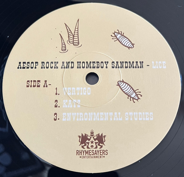 Aesop Rock & Homeboy Sandman - Lice | Rhymesayers Entertainment (RSE0339-1) - 3