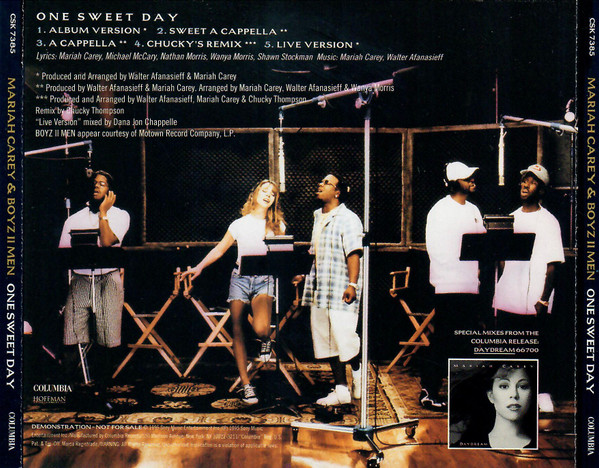 Mariah Carey & Boyz II Men - One Sweet Day | Columbia (CSK 7385) - 2