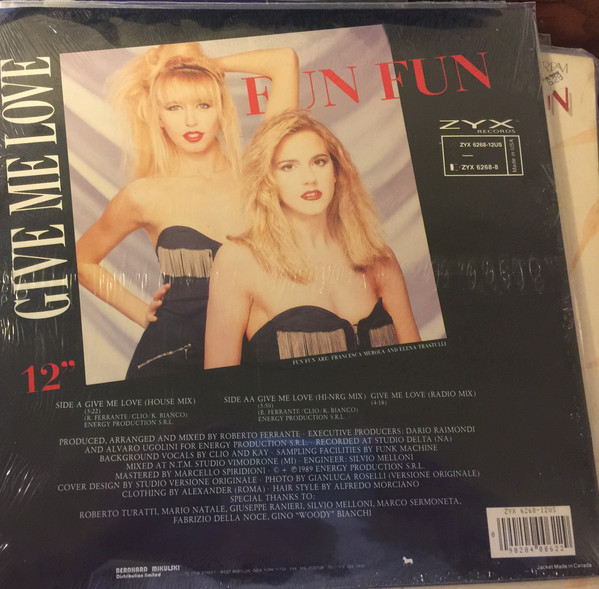 Fun Fun - Give Me Love | ZYX Records (ZYX 6268-12) - 3
