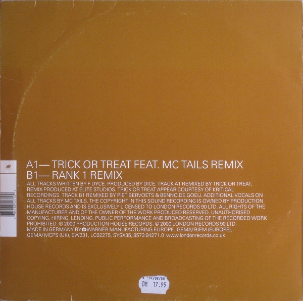 Baby D - Let Me Be Your Fantasy (Trick Or Treat Feat. MC Tails Remix) | Systematic (SYSX 35) - 2